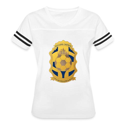Riyadh Crown T Shirt, Modern Desert Pride Gift - Women's V-Neck Football Tee