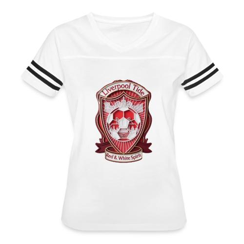 Liverpool Tide T Shirt, Soccer City Pride Gift - Women's V-Neck Football Tee
