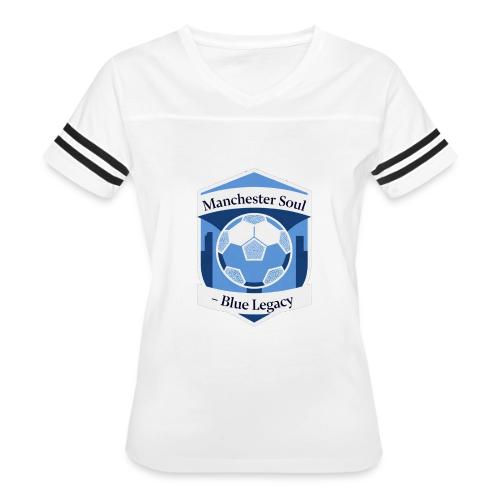 Manchester Soul Soccer City Emblem T Shirt, Gift - Women's V-Neck Football Tee
