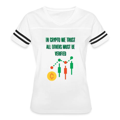 Sarcastic Bitcoin Investor T-shirt - Women's V-Neck Football Tee