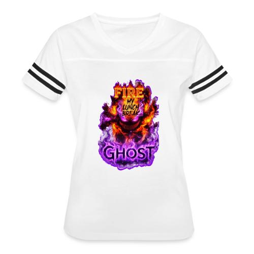 The Fire Ghost 26 - Women's V-Neck Football Tee