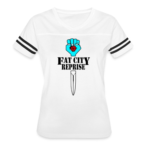 Fat City Fist - Women's Vintage Sports T-Shirt