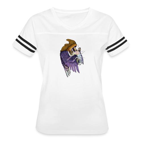 Mice of Legend - Raven Wizard - Women's V-Neck Football Tee
