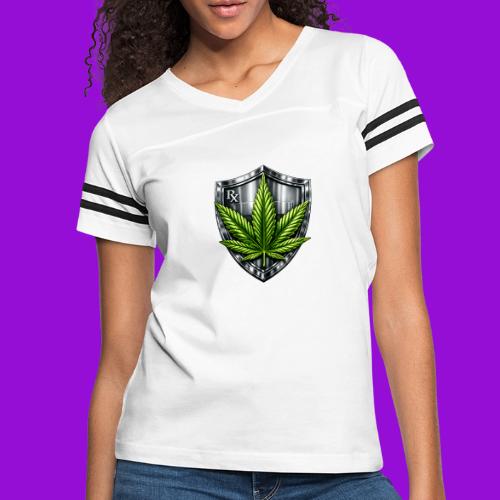 Medical Grade - Women's V-Neck Football Tee
