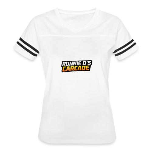Carcadelogomain - Women's V-Neck Football Tee