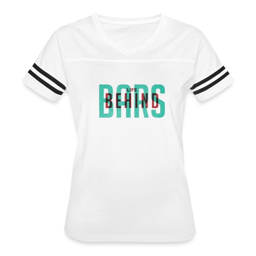 Overlapped LifeBehindBars - Women's Vintage Sports T-Shirt