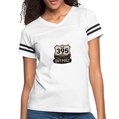395 Outpost Shield - Women's V-Neck Football Tee