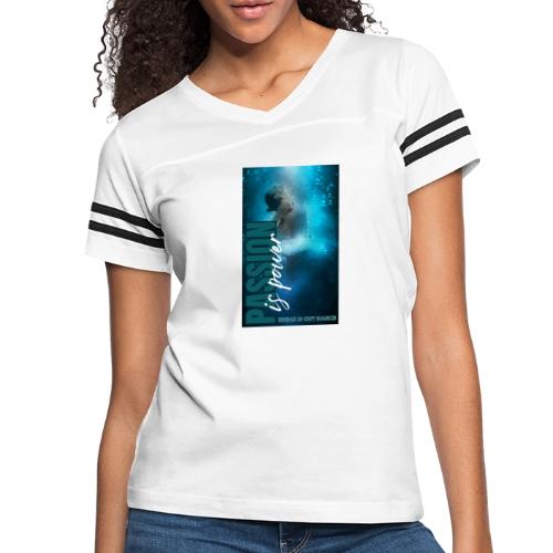 Passion - Women's V-Neck Football Tee