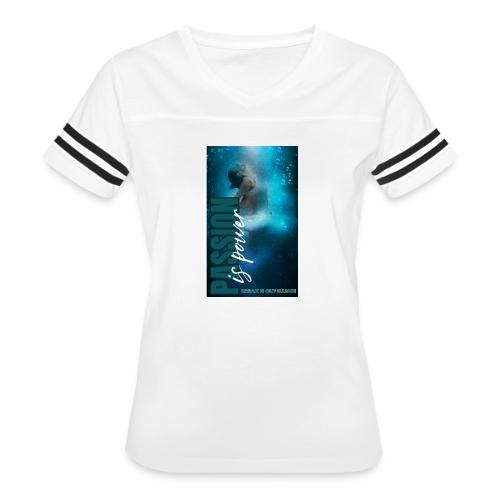 Passion - Women's V-Neck Football Tee