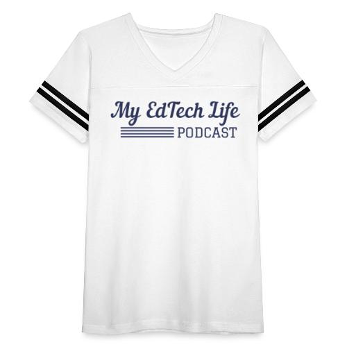 My EdTech Life College Retro Blue - Women's Vintage Sports T-Shirt