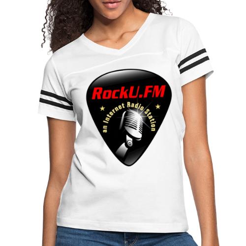 RockU FM Logo - Women's Vintage Sports T-Shirt