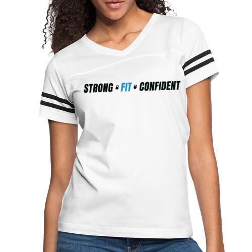 Strong Fit Confident BFP 2021 Winter Apparel - Women's V-Neck Football Tee
