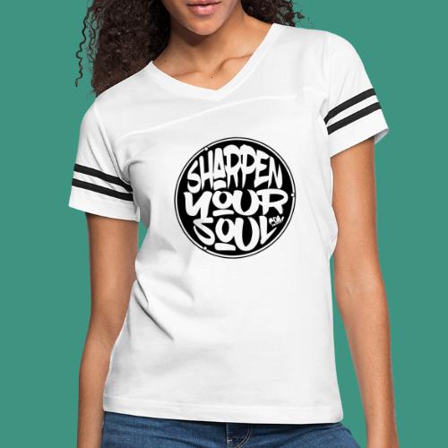 Sharpen Your Soul [DARK Circle] - Women's Vintage Sports T-Shirt