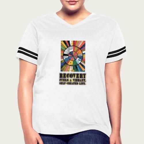 Recovery Mantra for “The Art of Becoming” - Women's V-Neck Football Tee