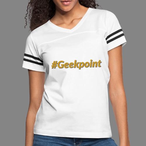 #Geekpoint - Women's V-Neck Football Tee