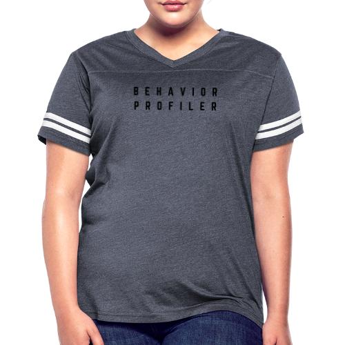 The Minimalist - Profiler Series - Women's V-Neck Football Tee