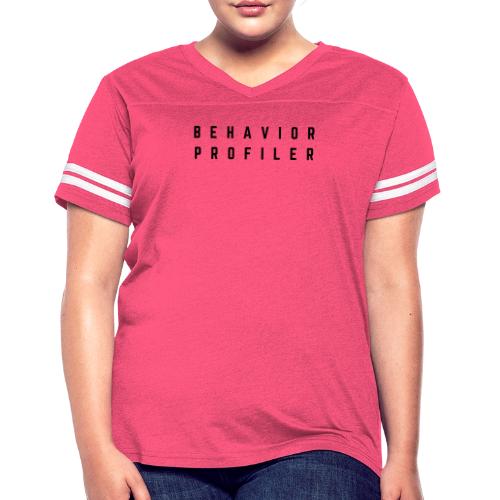 The Minimalist - Profiler Series - Women's V-Neck Football Tee