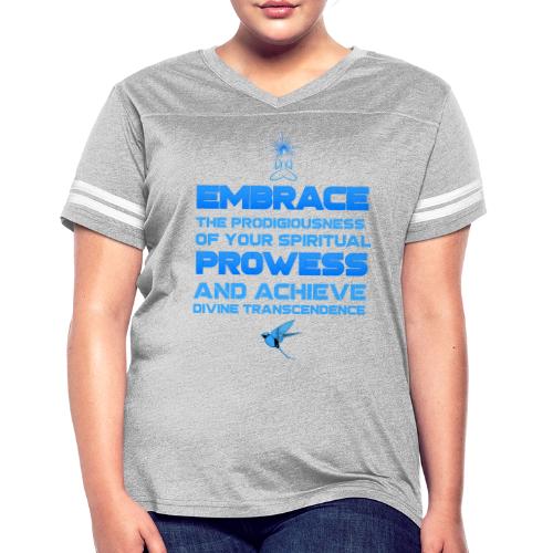 Spiritual Prowess - Women's V-Neck Football Tee