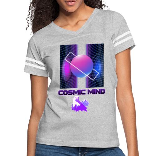 Cosmic Mind - Women's V-Neck Football Tee