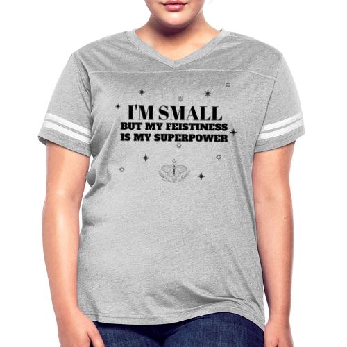 My Feistiness - Women's V-Neck Football Tee