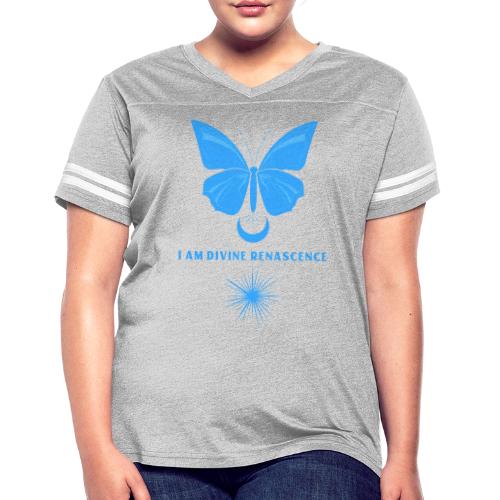 I Am Divine Renascence - Women's V-Neck Football Tee