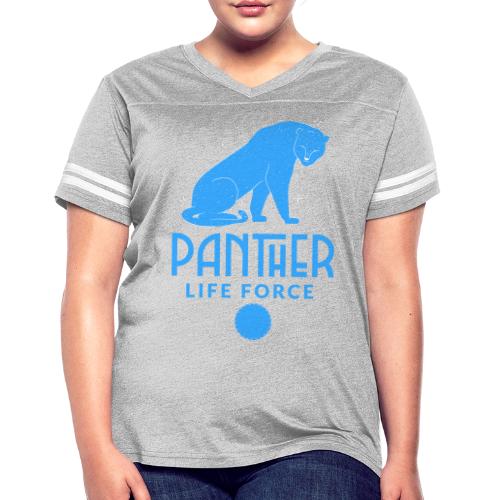 Panther Life Force - Women's V-Neck Football Tee