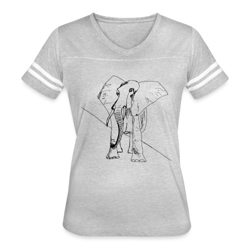 The leery elephant - Women's Vintage Sports T-Shirt