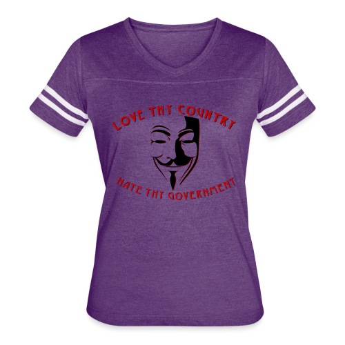 love thy country - Women's Vintage Sports T-Shirt