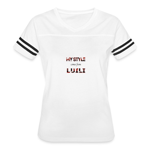 Luili - Women's V-Neck Football Tee