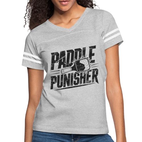 Funny Pickleball: Paddle Punisher Incoming - Women's V-Neck Football Tee
