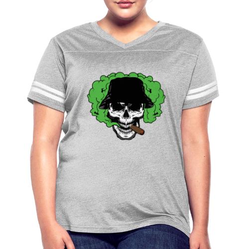 ill - Women's V-Neck Football Tee