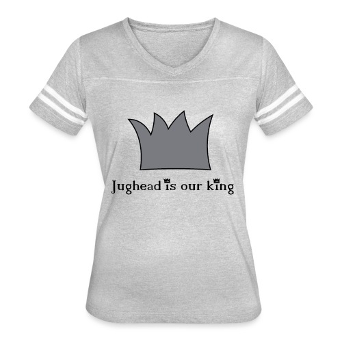 Jughead is our king - Women's V-Neck Football Tee