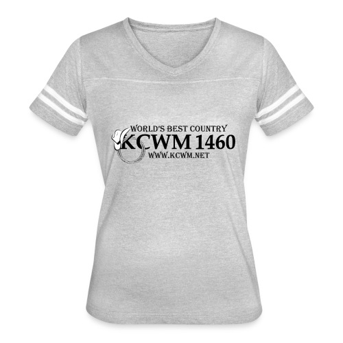 KCWM Logo - Women's Vintage Sports T-Shirt