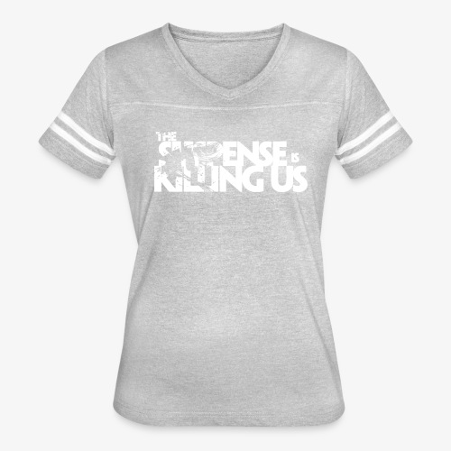Suspense Is Killing Us White Logo - Women's Vintage Sports T-Shirt