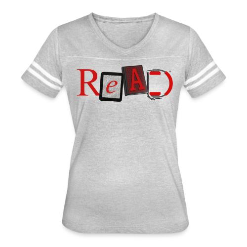 READ Your Way - Women's V-Neck Football Tee