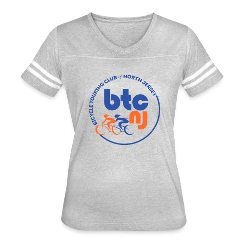 BTCNJ logo Gear - Women's V-Neck Football Tee