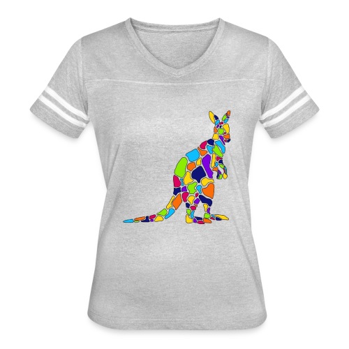 Art Deco kangaroo - Women's Vintage Sports T-Shirt