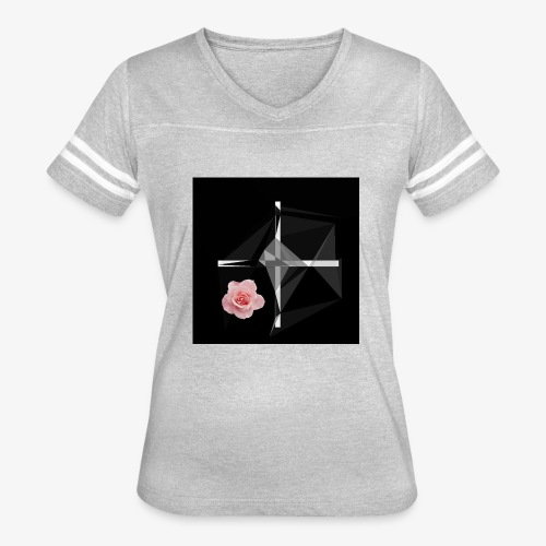 Roses and their thorns - Women's V-Neck Football Tee