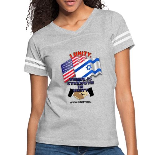 ISRAEL USA E02 - Women's Vintage Sports T-Shirt