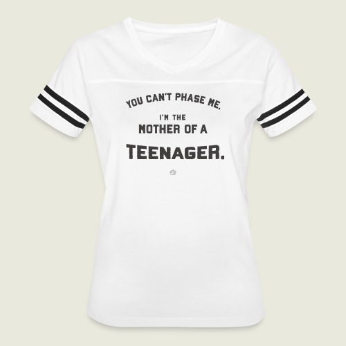 Mothers of Teenagers. You Can’t Phase Them! 💪💪💪 - Women's V-Neck Football Tee