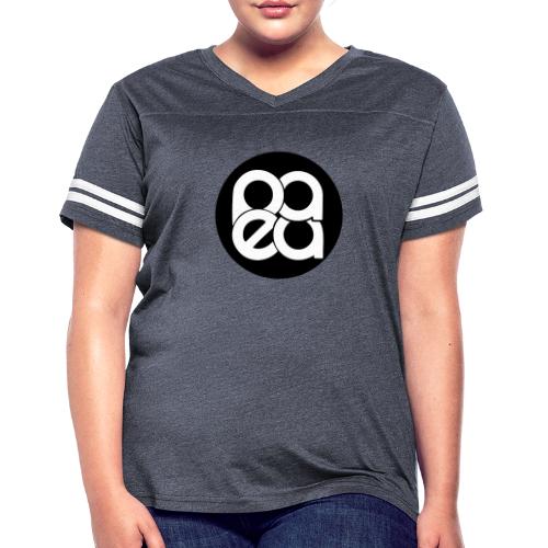 paea black - Women's V-Neck Football Tee