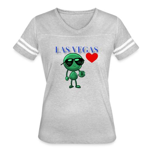 Smoon City_Las Vegas - Women's V-Neck Football Tee