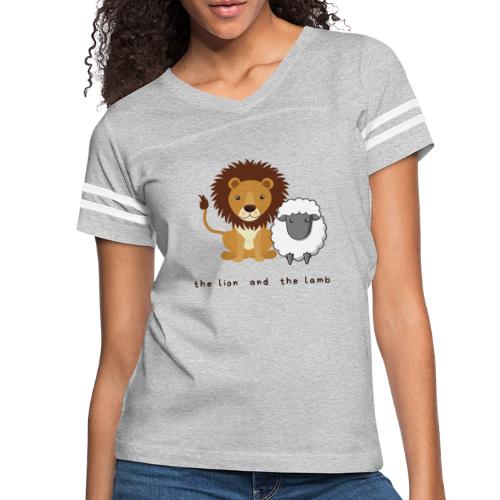 The Lion and the Lamb Shirt - Women's Vintage Sports T-Shirt