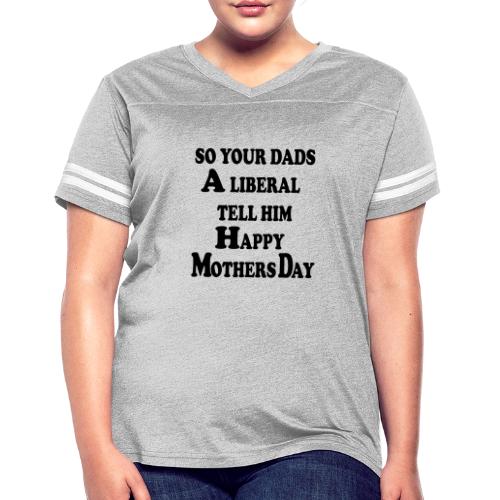 LIBERAL Tears - Women's V-Neck Football Tee