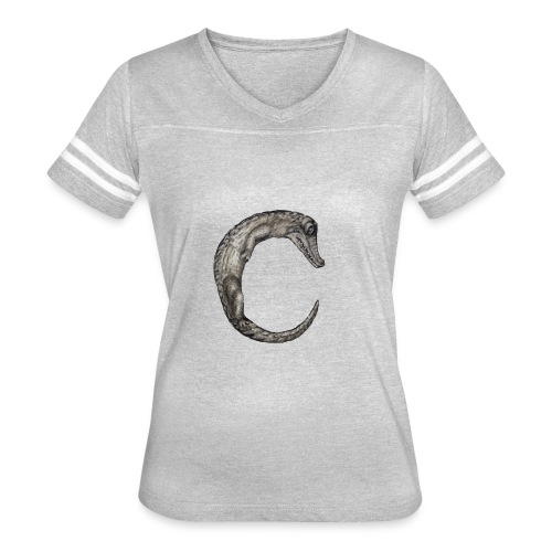 crocodile Transparent - Women's Vintage Sports T-Shirt