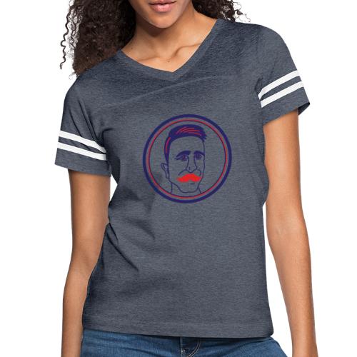 KittyCatMatt Circle Logo - Women's Vintage Sports T-Shirt