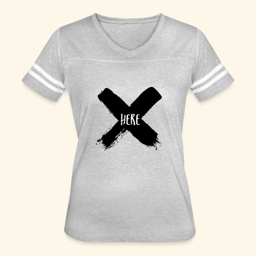 Black X - Women's Vintage Sports T-Shirt