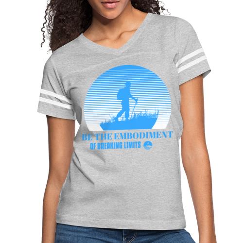 Be The Embodiment Of Breaking Limits - Women's V-Neck Football Tee