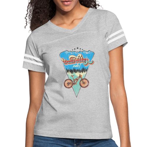 trail bikes rule washed and worn - Women's Vintage Sports T-Shirt