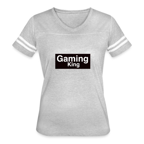 Gaming king - Women's V-Neck Football Tee